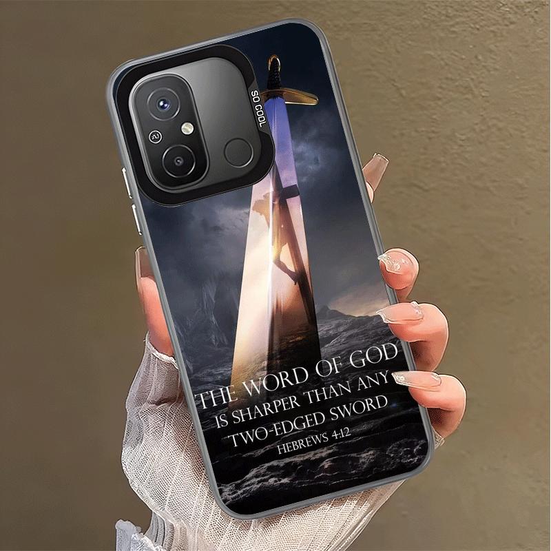 God Jesus Pray Cross Bible Shockproof Phone Case for Xiaomi Poco X7 X6 X5 X3 Pro F7 Ultra M8 Redmi 15C 15 14C 13C 12C 10C 13 12