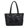 Mori ins daily commute fluffy contrasting color women's big armpit bag winter new literary shoulder handbag
