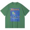 230 g/m² 100% Baumwolle Heavy Metal T-Shirt Rockband Beliebte Musik Druck Unisex Schweres Baumwoll-T-Shirt