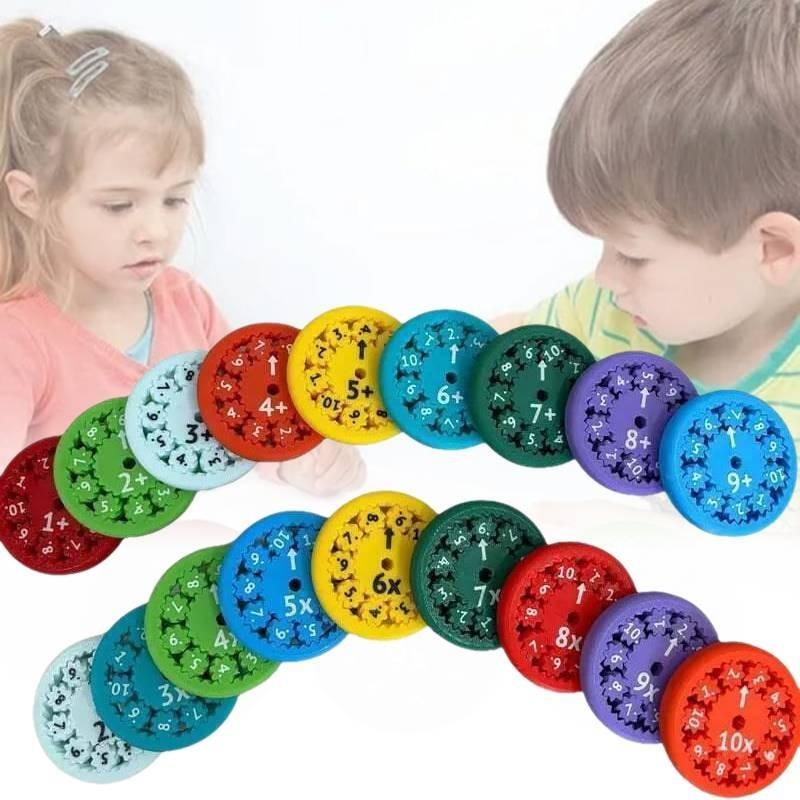 Innovative Math Fact Fidget Spinners Colorful Educational Arithmetic Learning Toys