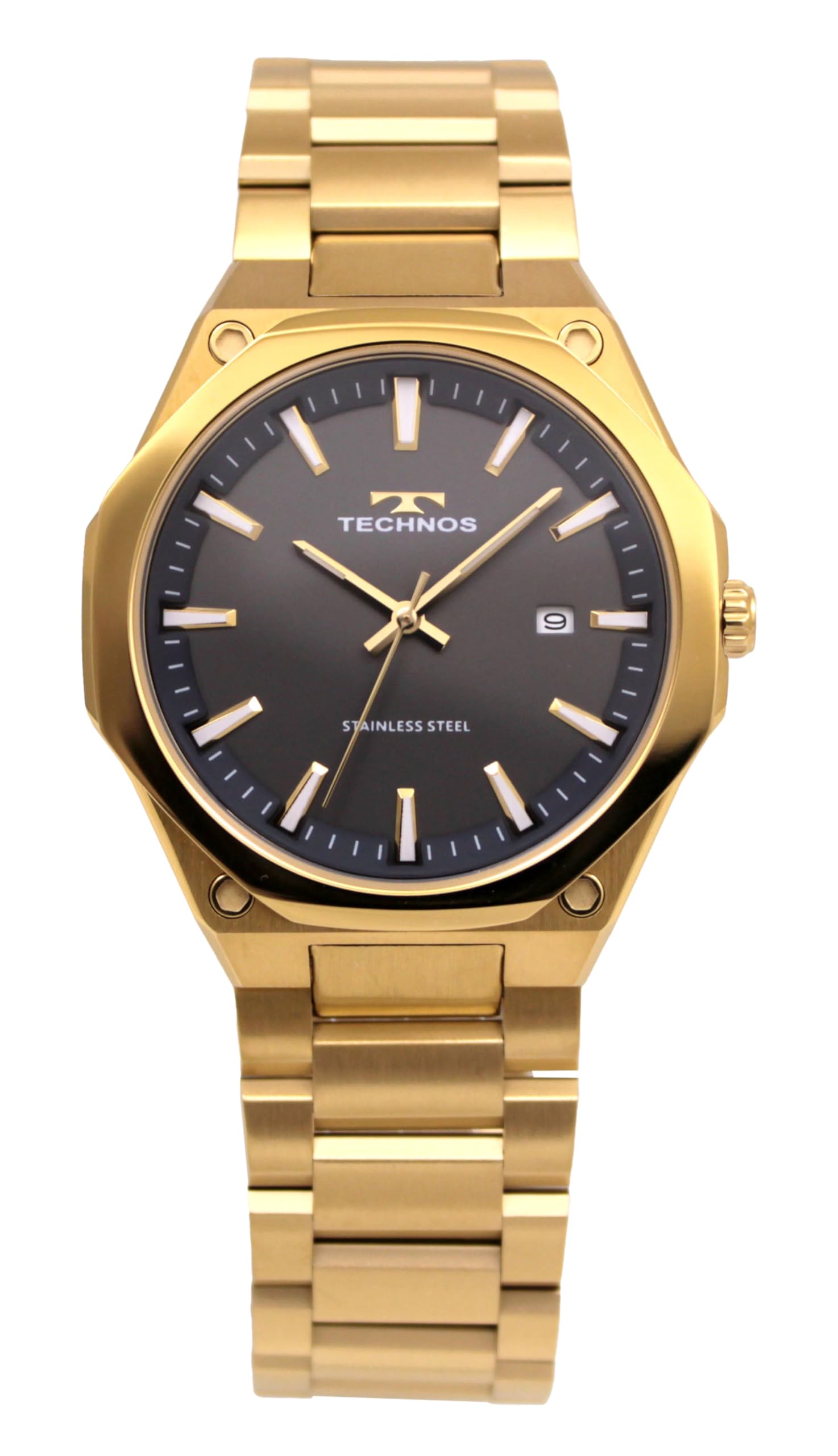 

[Technos] Wristwatch Date T9C19GE Men s Gold сірий колір