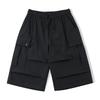 Intercrew String Detail 3/4 Length Pants Black Ita2Pm23Abk
