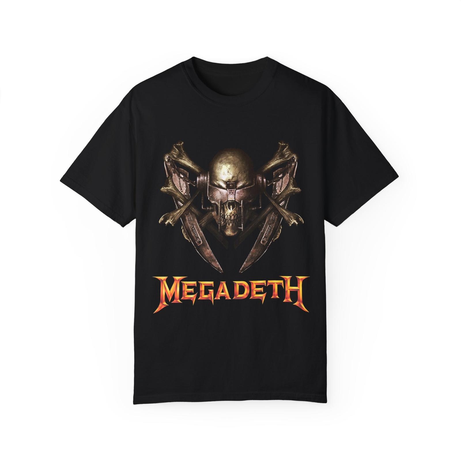 Megadeth T-Shirt, Megadeth Unisex Garment-Dyed T-shirt XXXL