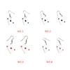 Women Funny Playing Card Drop Earrings Interesting Personlized Ear Hook Teenages Christmas Gifts Jewelry Eardrop