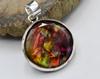 Gioiello Ciondolo Pietra Preziosa Ammolite Naturale | Ciondolo in Argento Sterling 925 per Lei