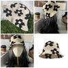 Spring Fisherman Hat for Woman Weaving Bucket Hat Crochet Flower Wide Brims Hat