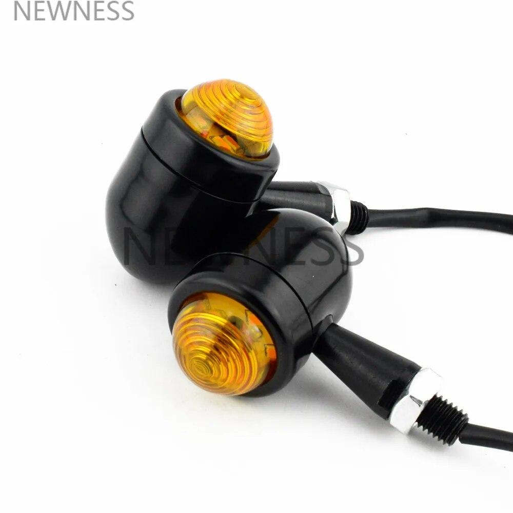 Retro Bullet Motorcycle LED Turn Signal Light Indicator Lamp Light Moto Blinker Light For Harley Cafe Racer Chopper Bobber Suzuk