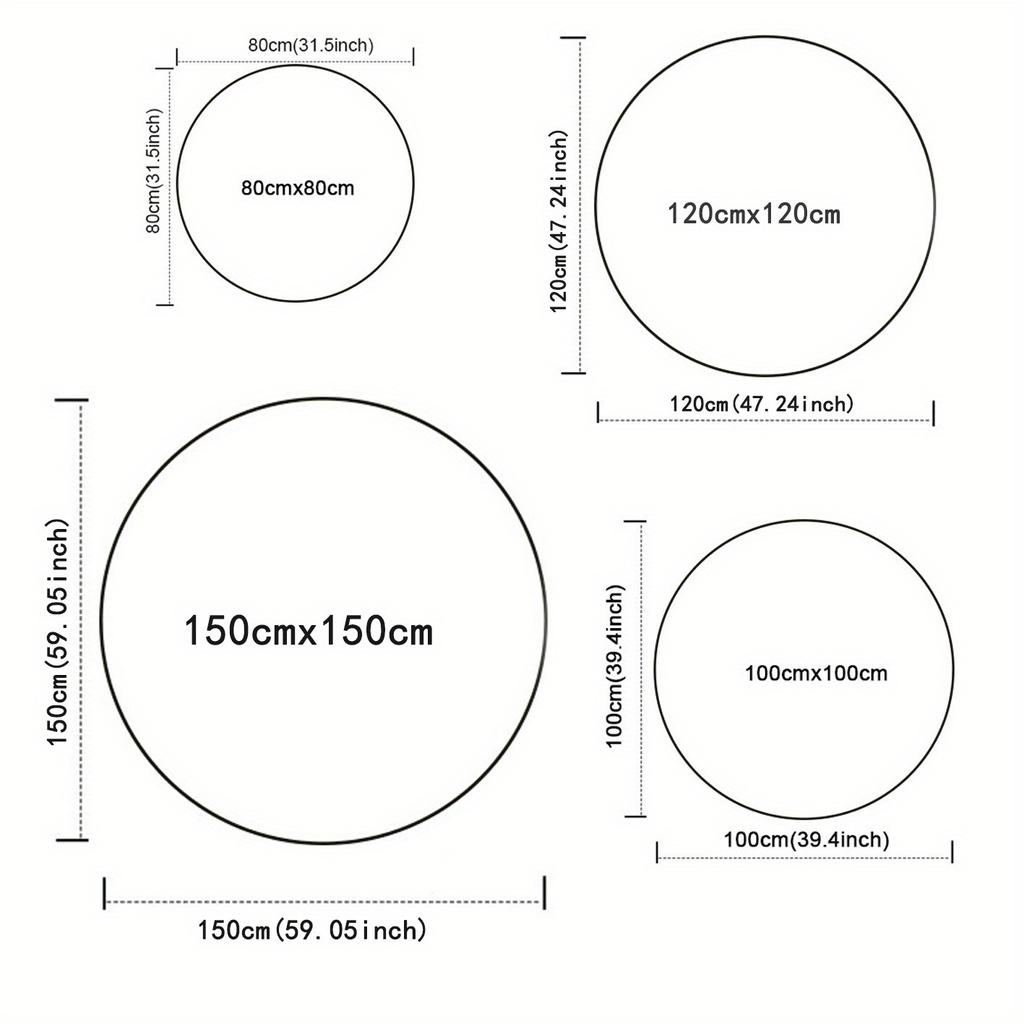 1Pcs Flower Round Rug Area Rug Flower Round Carpets For Living Room Bedroom Chair Carpets Home Decor Gifts