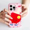 Zhitai Jelly Skin Case for iPhone 11/12/14 Pro Max/15 with Cartoon Design