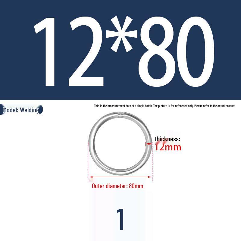 304 Stainless Steel Seamless O-Ring for Lifting and Hammock Yoga Connection