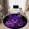 1pc Evil Spirit Office Round Area Rug, Under Office Chairs Bedroom Living Room Home Decor, Room Deco