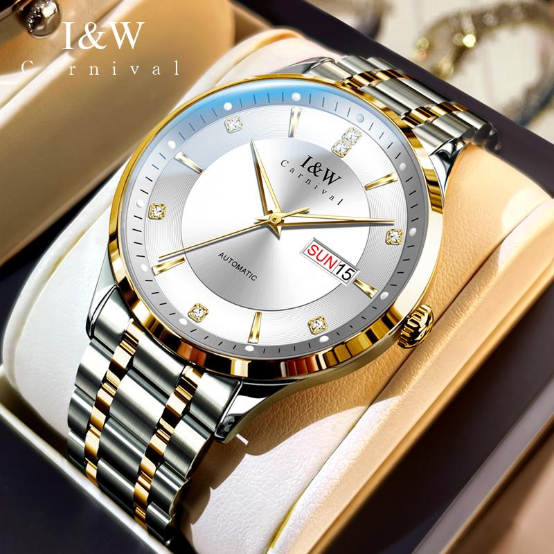 Reloj Hombre IW Luxury Top Brand Automatic Men's Watch Luminous Waterproof High Quality Mechanical Watch Sapphire glass