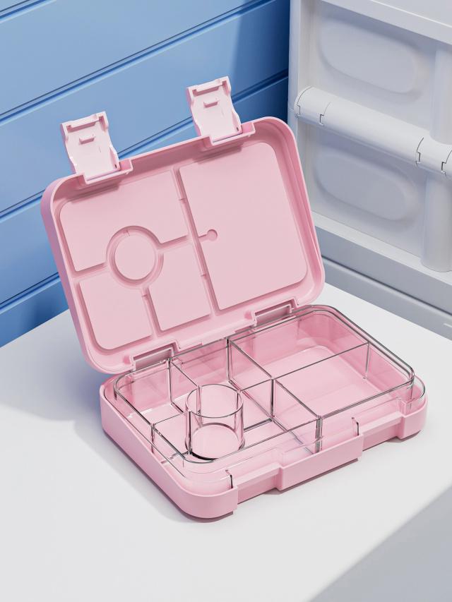 1100ml Kreslený potisk Obědový box Vhodný do mikrovlnné trouby Bento box Halloween Mezipatro Nepropustný Úložný box Hermetické nádoby Studenti