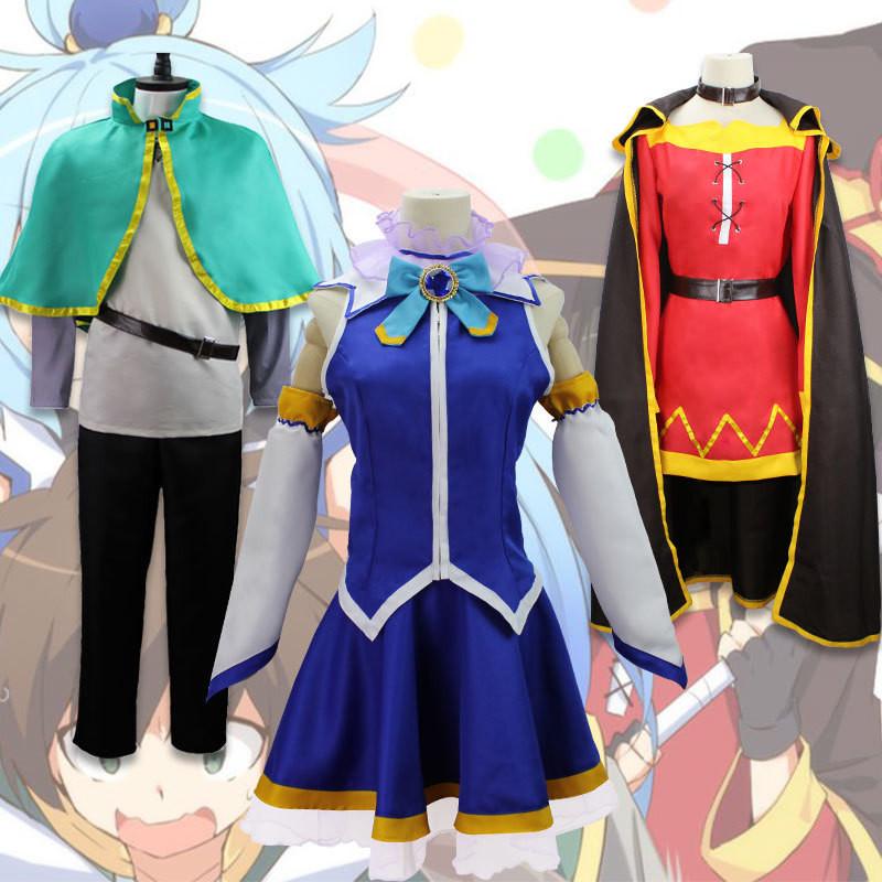 Benedizioni Per Un Mondo Migliore Costume Cosplay Sato Kazuma Hui Hui Akiya Abito Anime