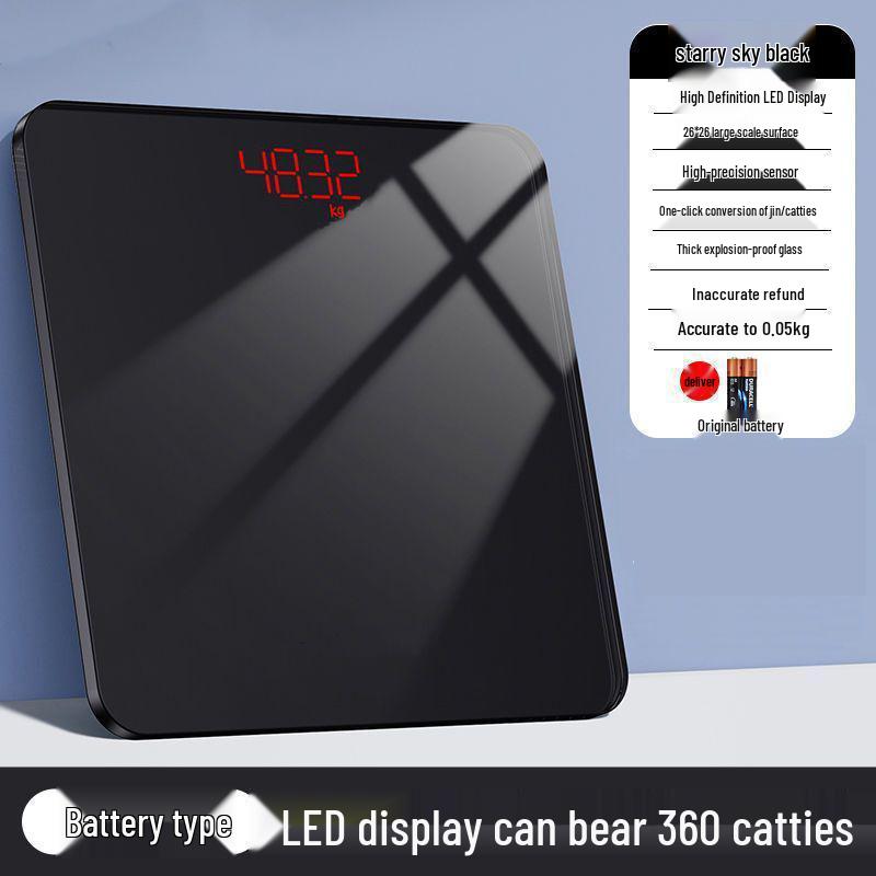 Durable Rechargeable Digital Bathroom Scale: Accurate Smart Body Fat Scale for Women