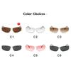 Frameless Punk Goggle Women Sunglasses Elliptical Premium Rimless Sunglasses Y2K Spicy  Girl Ins Same Style Sun Glasses