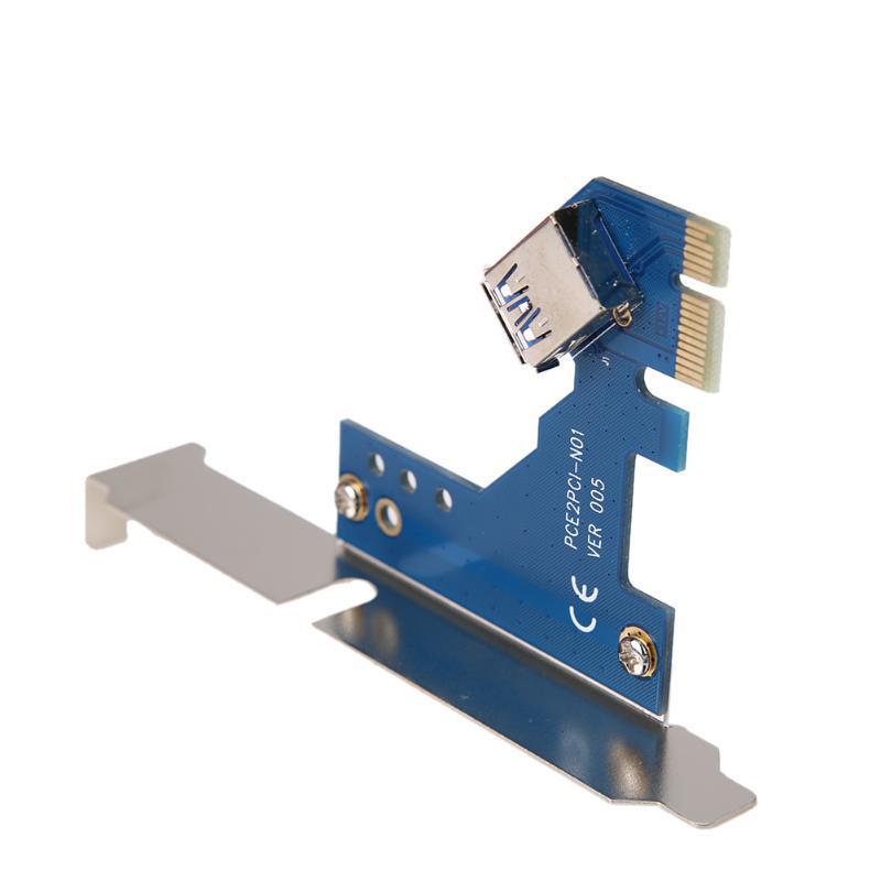 PCIe to Dual PCI Adapter Card for Capture, Gold Tax, Sound, and Parallel Port Cards