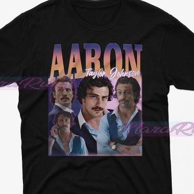 Aaron Taylor-Johnson Vintage Shirt and Kids Tshirt, Aaron Taylor-Johnson Tee, Aaron Taylor-Johnson Fan Gift, Aaron Taylor-Johnson Homage Retro