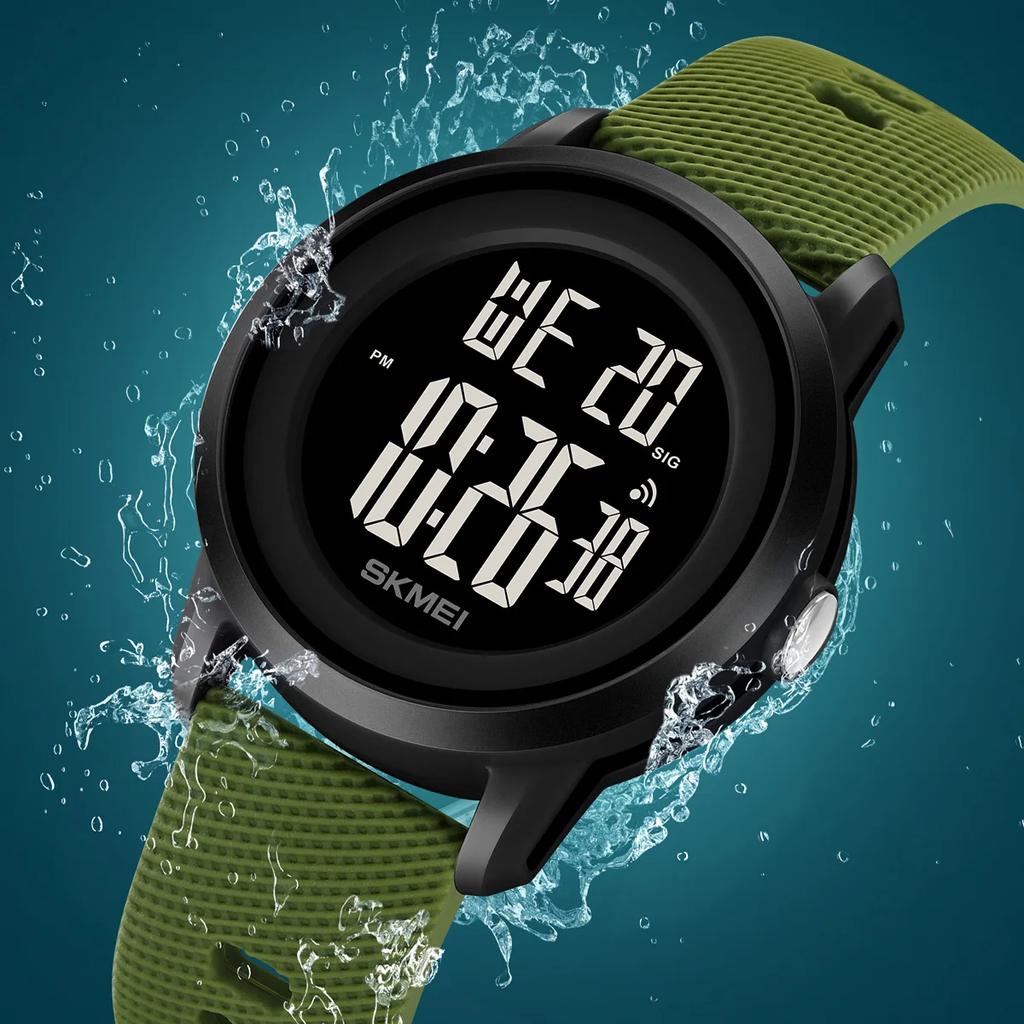 SKMEI 2218 For Men Women Student 5Bar Waterproof Stopwatch Wristwatch Clock reloj hombre Cool Digital Countdown Sport Watches