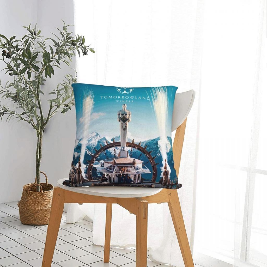 Tomorrowlandd Music Festival Pillow Covers Room Cushion Case Funny Home Decoration Pillowcase 40*40