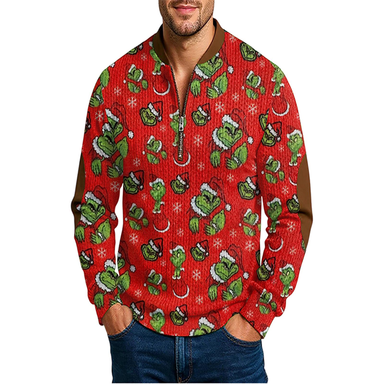 

Мужская спортивная толстовка с длинным рукавом на молнии для активного отдыха XL