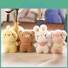 Charming Little Plush Bear Keychain Pp Cotton Filling Soft And Cuddly 11cm