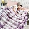 Plüsch-Überwurf 3D-Blasen-Decke Tie-Dye Kunst-Kaninchenfell-Textur Tragbar Büro-Nickerchen Fleece Weich Warm Gemütlich Dekorative Abdeckung für Couch Sofa Bett