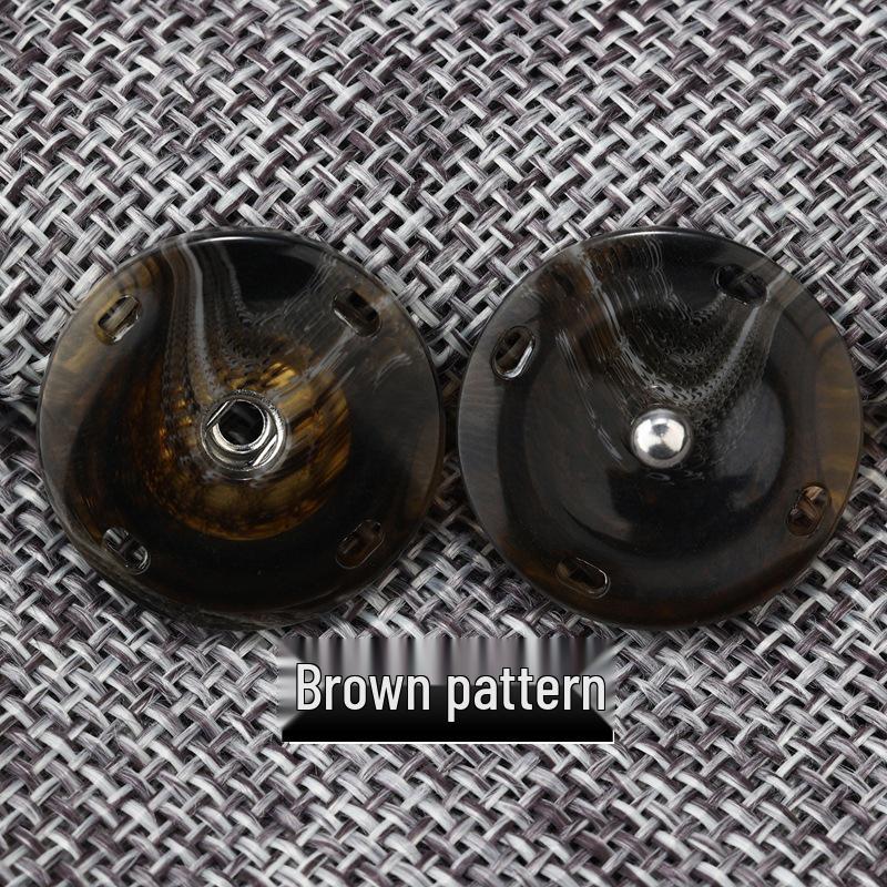 Coat Resin Snap Buttons for Knitwear, Jackets, and Cashmere Sweaters - Invisible Mother-Son Buckle Press Stud Pattern