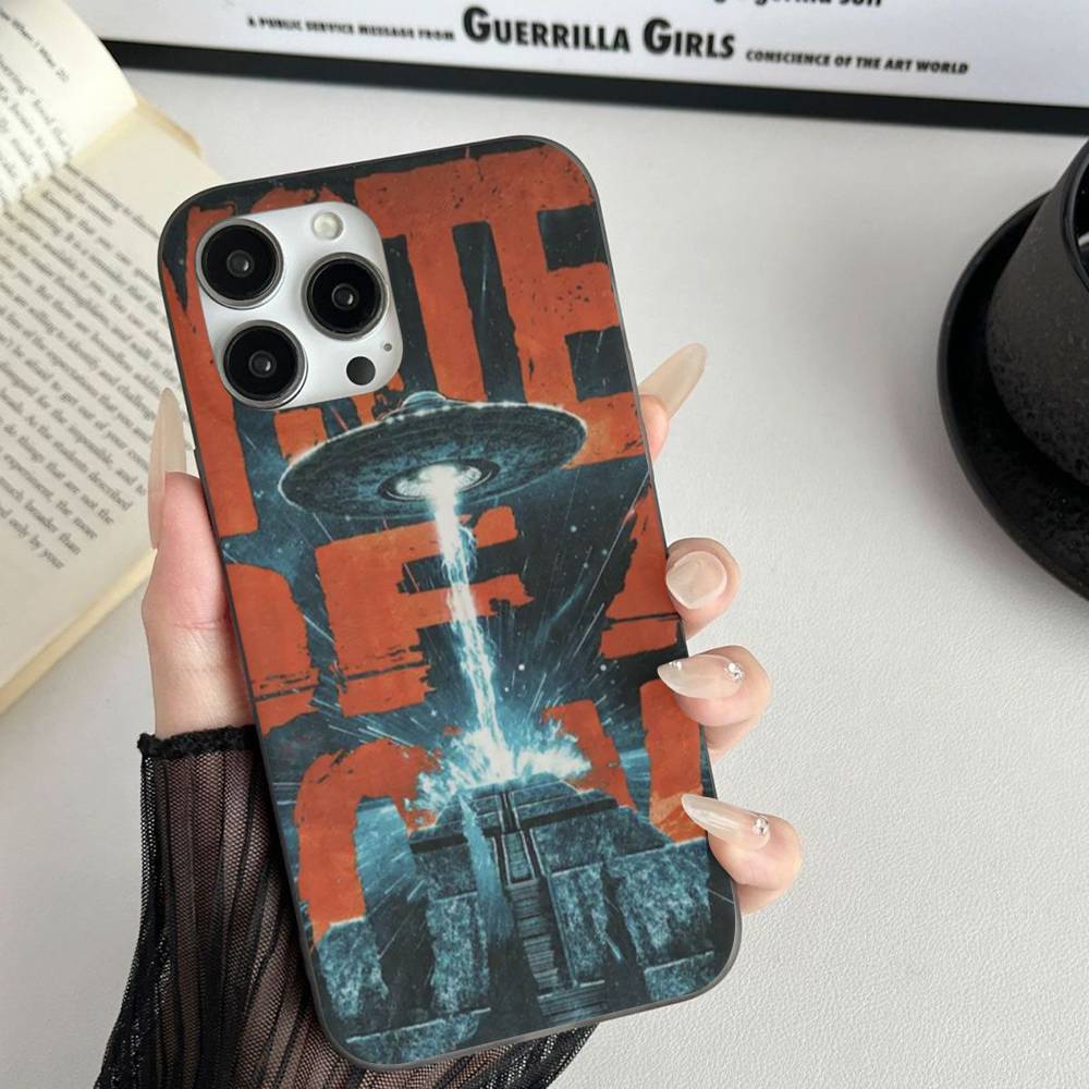 

Metal Band System Of A Down Phone Case For IPhone 17 16 15 14 13 12 11 Corrugated Frosted Soft Cover Anti-Slip iPhone 12