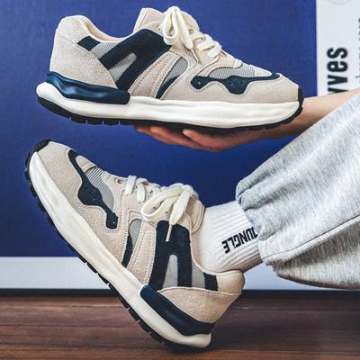 Zapatos para correr al aire libre, de estilo retro, de moda, resistentes al desgaste y antideslizantes, de gran tamaño, zapatos deportivos informales para hombre, zapatos para papá