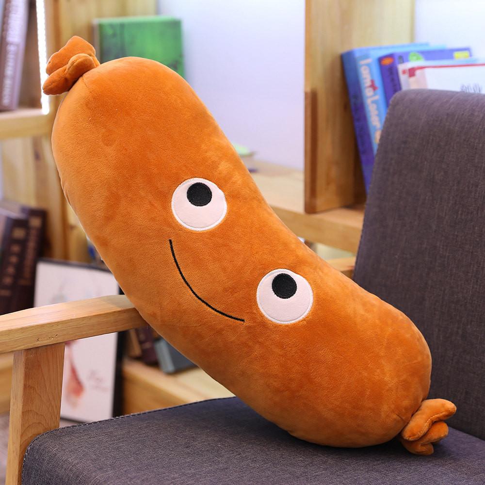 Adorable Plush Hamburger Hot Dog Popcorn Fries Ice Cream Teddy Bear Cushion Toy