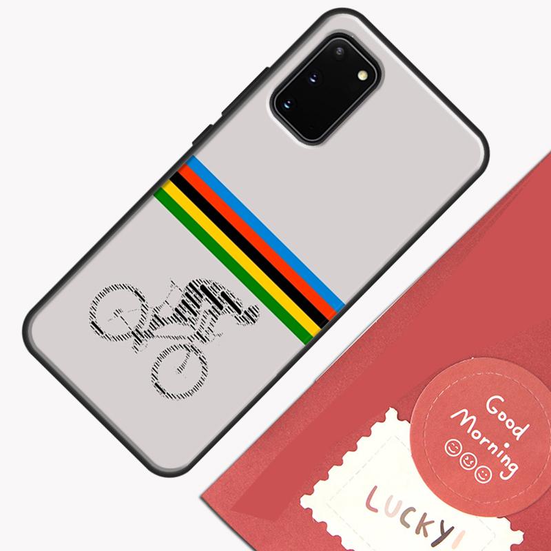 Bike Cycling Art Case For Samsung Galaxy S22 S21 S23 Ultra Note 20 S8 S9 S10 Note 10 Plus S20 FE Back Cover