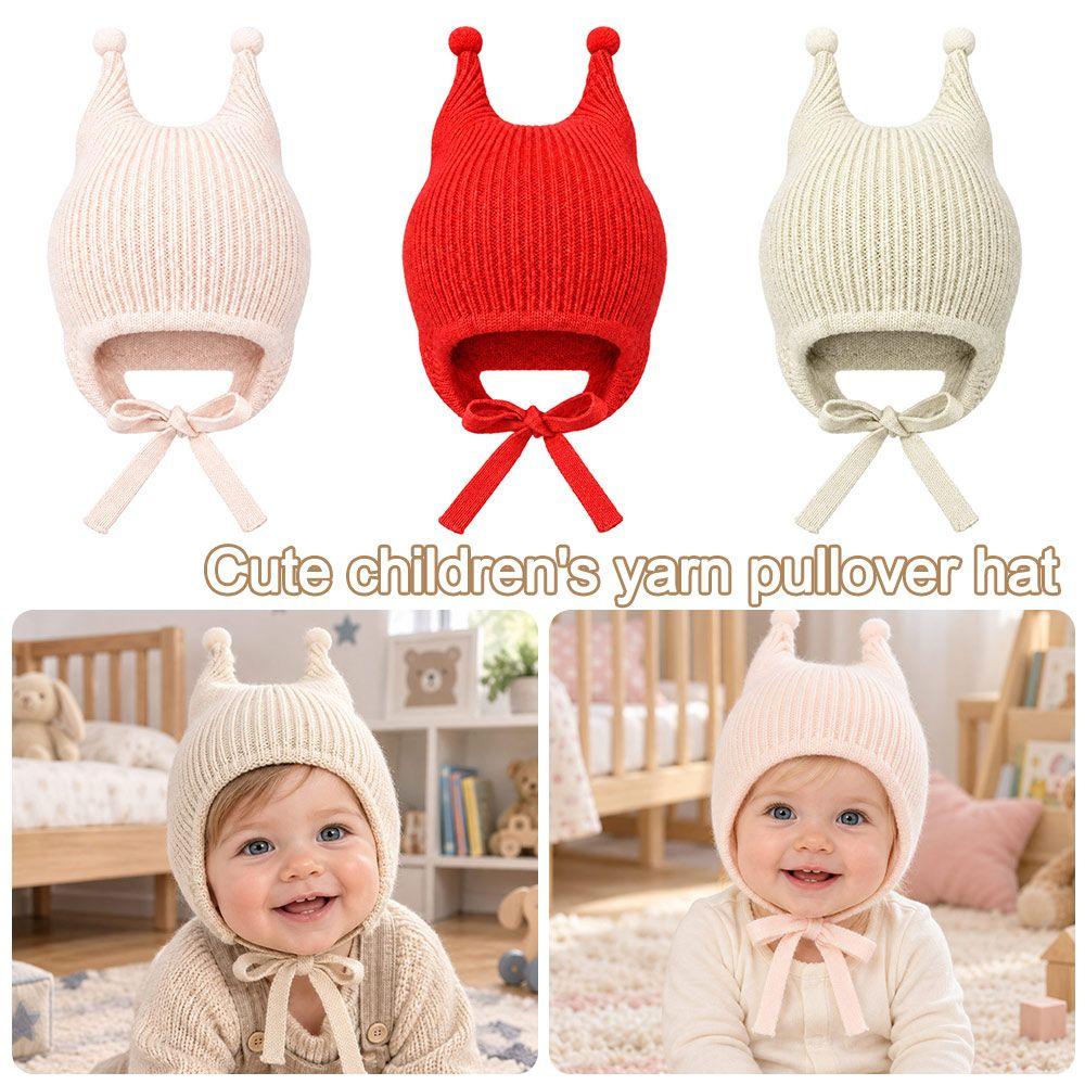Ear Protection Winter Baby Hat Windproof Infant Beanie Cap New Baby Knitted Hat