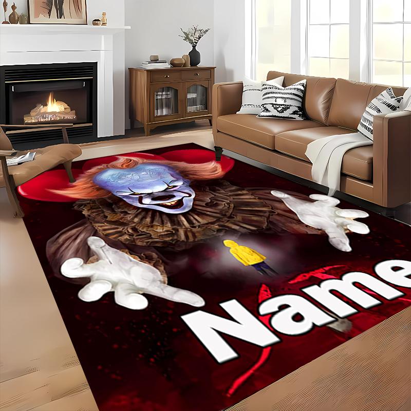 Custom personalization Pennywise the Dancing Clown Area Rug - Perfect For Kitchen, Bathroom,Laundry Room Decor Large Size Available,Gift All Seasons