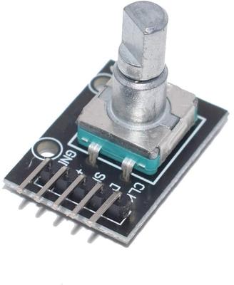 Rotary Encoder Module KY-040 – For Raspberry Pi Arduino – Push and Rotatable – Infinite Rotation – Metal