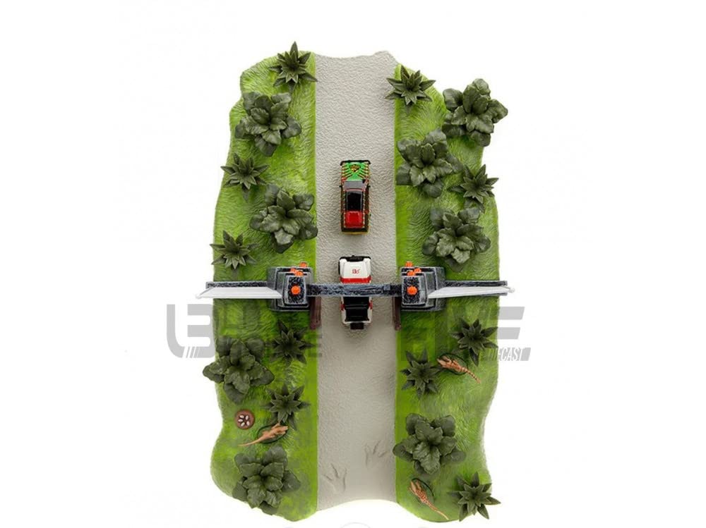 Jada Toys NANO SCENS JADA TOYS Dinosaur World Diorama Set VEHICLES with Mini Cars w/2