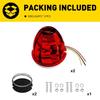 2x LED Red  Watermelon Lights Side Marker Truck Trailer Turn Signal Light 12V
