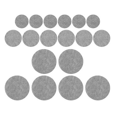 24Pcs Felt Plate Dividers Cuttable Washable Reusable Felt Plate Separator Felt Plate Protectors for