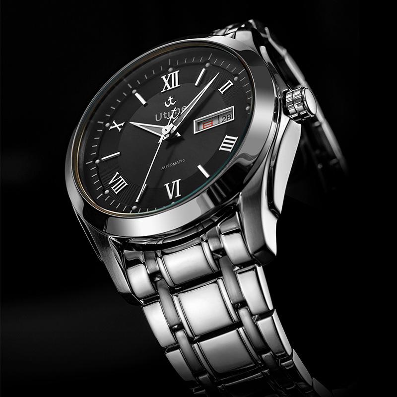 Utime High-End Watch Men'S Watch Casual Business Guangzhou Watch Calendar Automatic Men'S Mechanical Watch