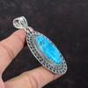 Tibetan Turquoise Pendant 925 Sterling Silver Pendant Vintage Pendant Natural Gemstone Jewelry Handmade Antique Pendant Gift For Anniversary