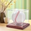 Transparente Baseball-Vitrine Hochwertiger Acryl-Baseballhalter Tragbare Baseball-Box Softball