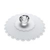 1PCS Lace Silicone Diamond Cup Lid Dustproof Leakproof Reusable Silicone Diamond  Seal Cover Thermal Insulation Cup Cover