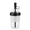 1Pcs Plastic Coffee Cup Cold Drink Tumbler Double Drinking Cup With Lid And Straw For Women Men Travelers Students Home Office