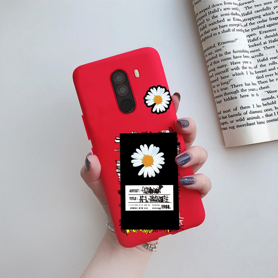 For Xiaomi Pocophone F1 Case Cute Cactus Soft TPU Silicone Back Cover For Pocophone F1 F 1 Poco F1 Phone Case Fundas Coque Shell