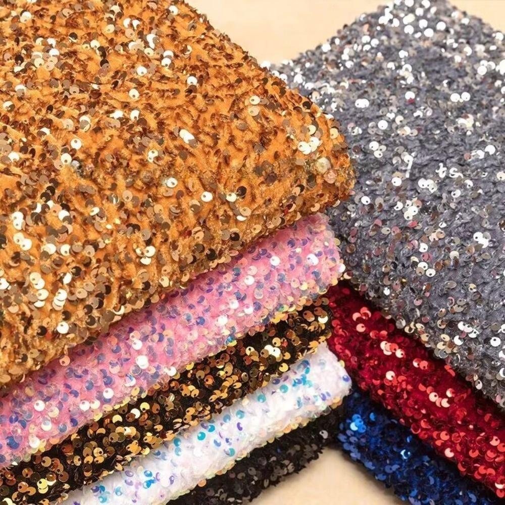 Glittery Sparkly Sequin Santa Hat Red Glitter Holiday Headwear Christmas Santa Claus Hat  Unisex