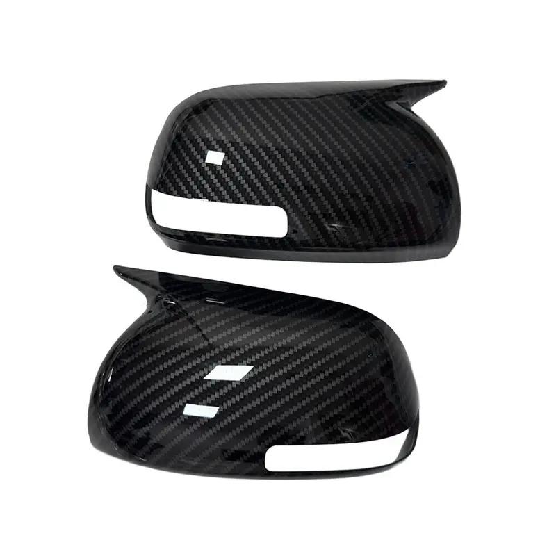 Car Rearview Side Mirror Cover Wing Cap For Toyota RAV4 2009-2012 Exterior Door Rear View Case Trim Sticker