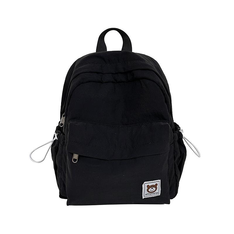 Schoolbag Japanese backpack women's new casual Korean version contrasting color junior high school student travel small backpack high school student