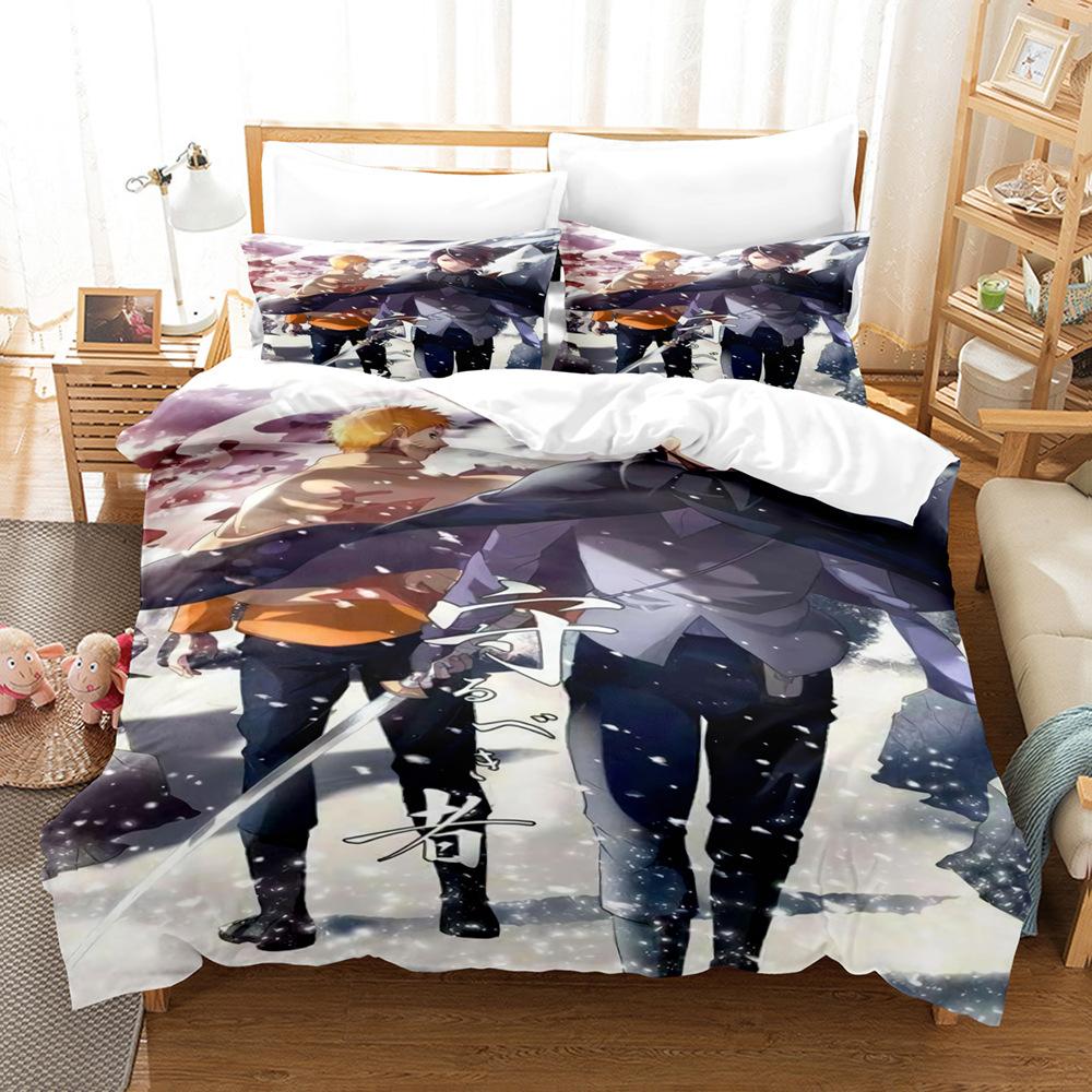 Three-Piece 3D Digital Printing Quilt Cover, Pillowcase, Bedding, Bedding
