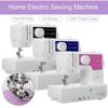 12 Stitches Household Tailor DIY Clothes Mini Desktop Electric Sewing Machine 11.61''x5.11''x10.03''