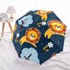 1pc Lion Pattern Automatic Folding Umbrella - Portable Collapsible 8-Rib Umbrella for All Seasons yy251119158